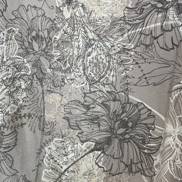✔️ Studio Works, Taupe Floral Print, Woman 3X Plus, EUC - Picture 5 of 9